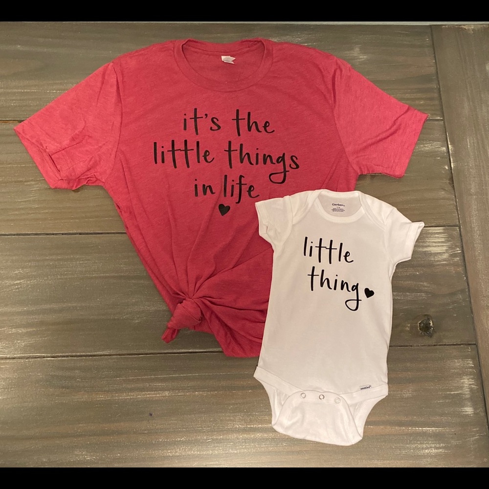 Handmade- Mommy and Me Matching Shirts